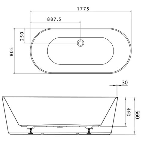 bath sizes bunnings